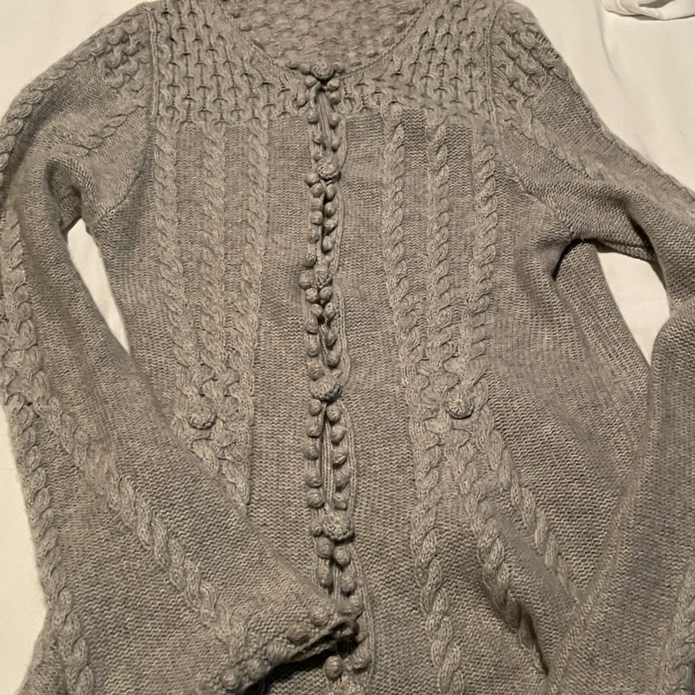Cashmere grey cardigan